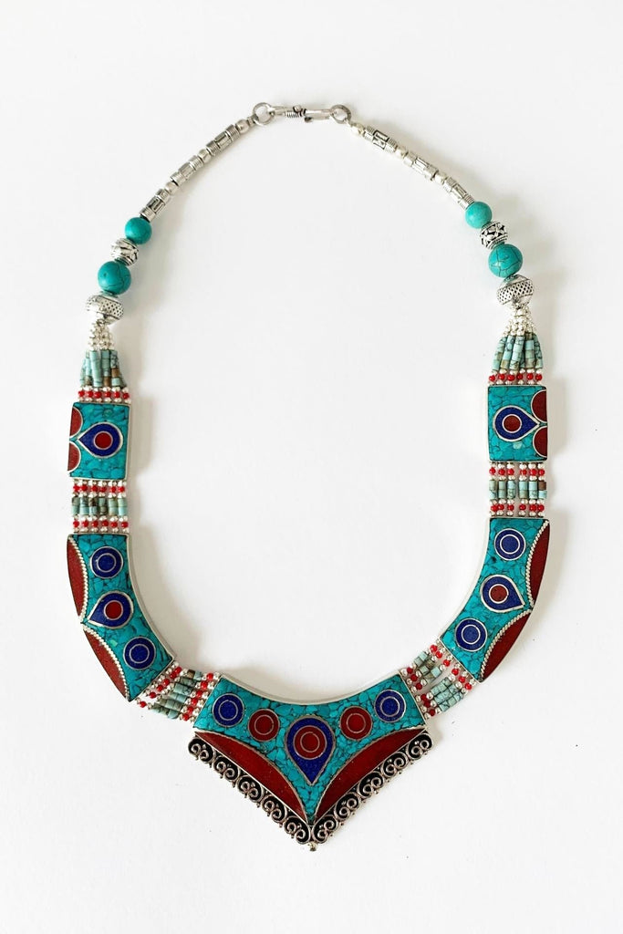 Surya Australia Ethical Tibetan Necklace made in Nepal - Sara