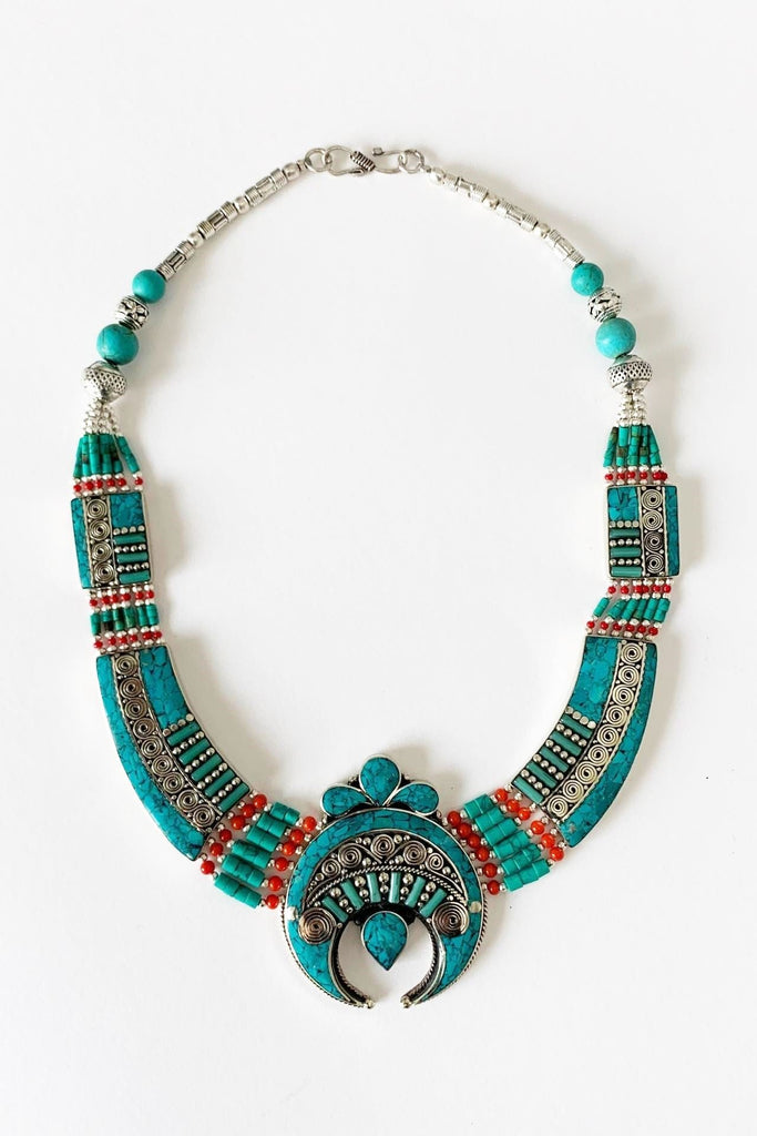 Surya Australia Ethical Tibetan Necklace made in Nepal  - Gia