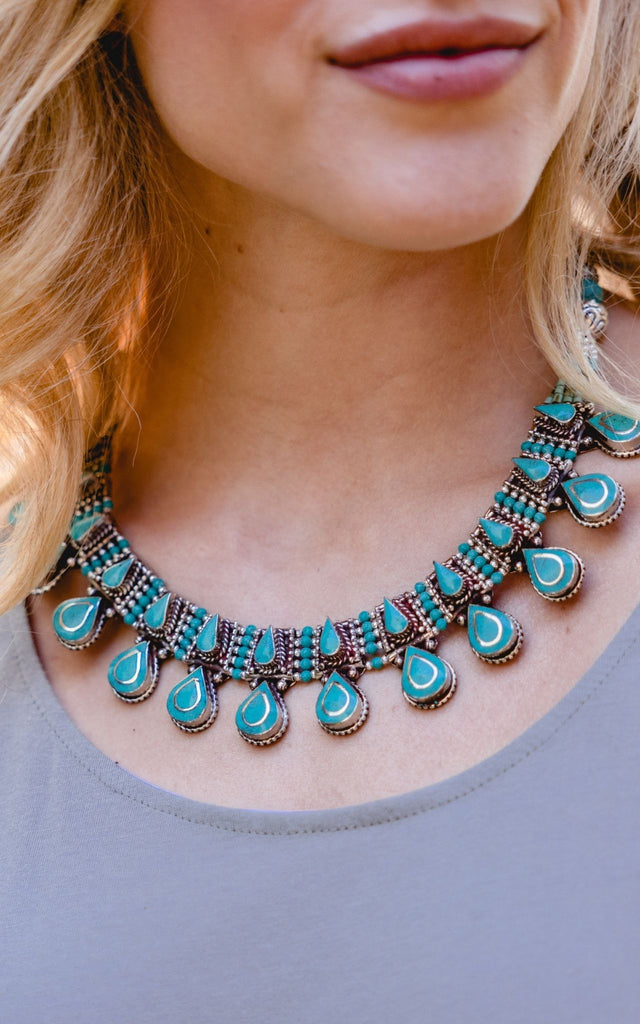 Surya Australia Ethical Tibetan Necklace from Nepal - Shanti