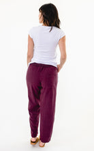 Surya Australia Ethical Cotton Loose Pants from Nepal - Wine