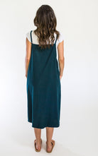 Surya Australia Ethical Cotton 'Sirena' Pinafore made in Nepal - Turquoise