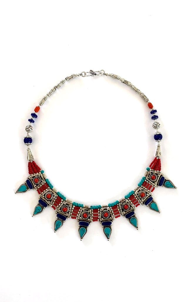 Surya Australia Ethnic Tibetan Necklace from Nepal - Anita