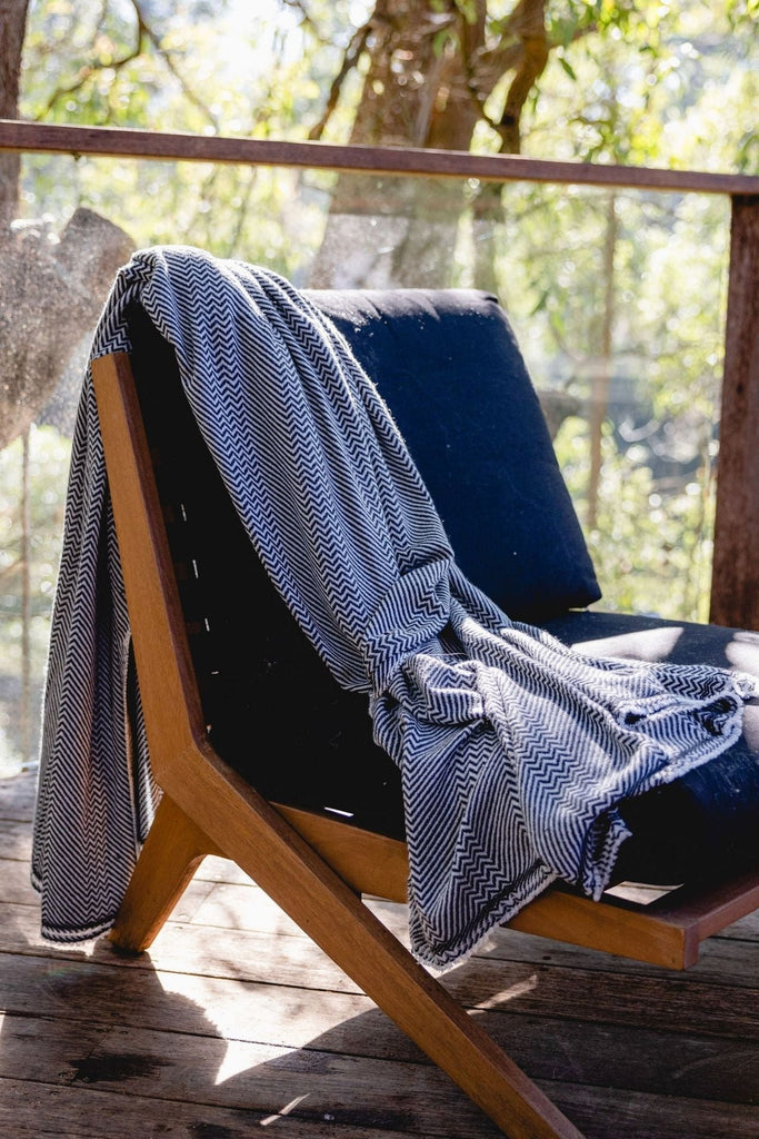 Surya Australia Cashmere Blanket - Charcoal