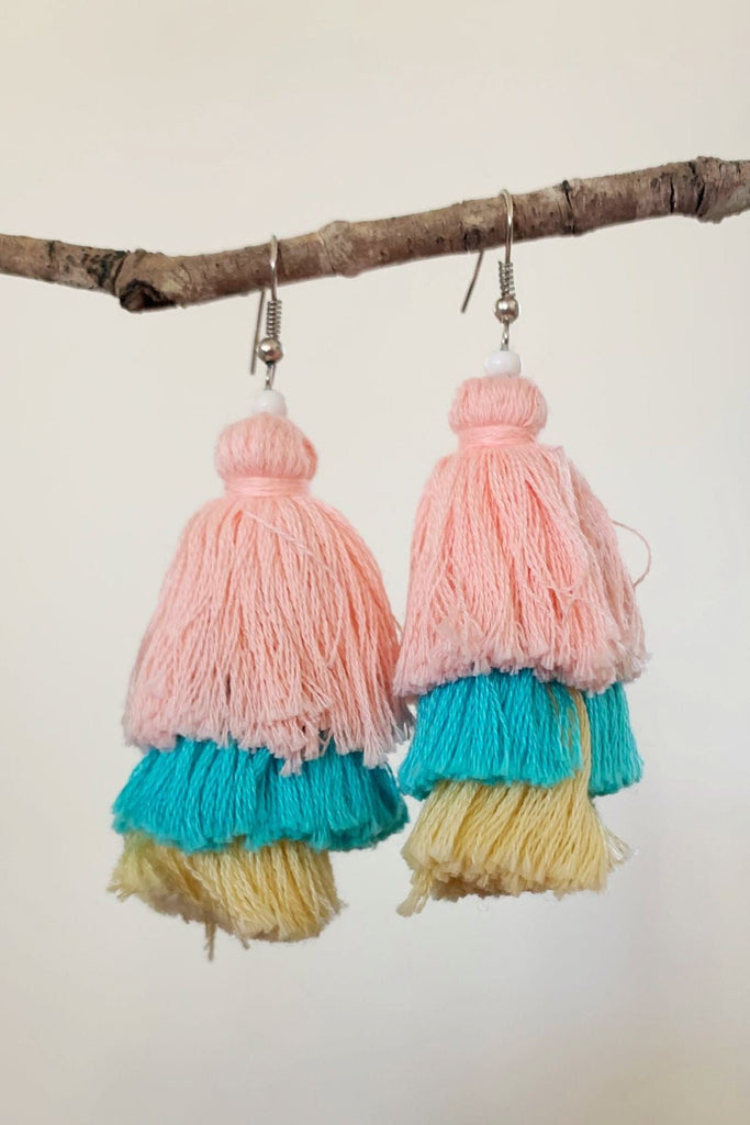 Surya Australia Cotton Flamenco Earrings - Niyama