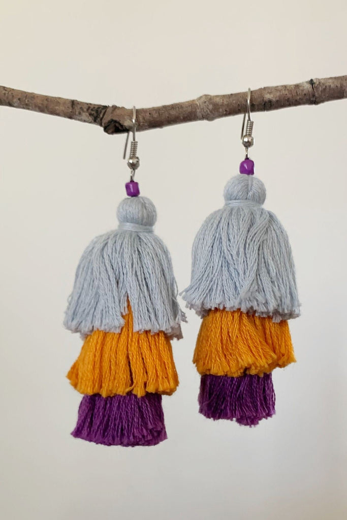 Surya Australia Cotton Flamenco Earrings - Vinyasa