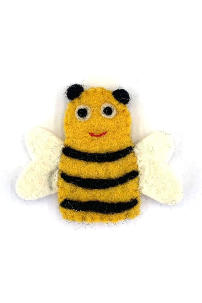 Surya Australia Fairtrade Felt Finger Puppets from Nepal - Bee