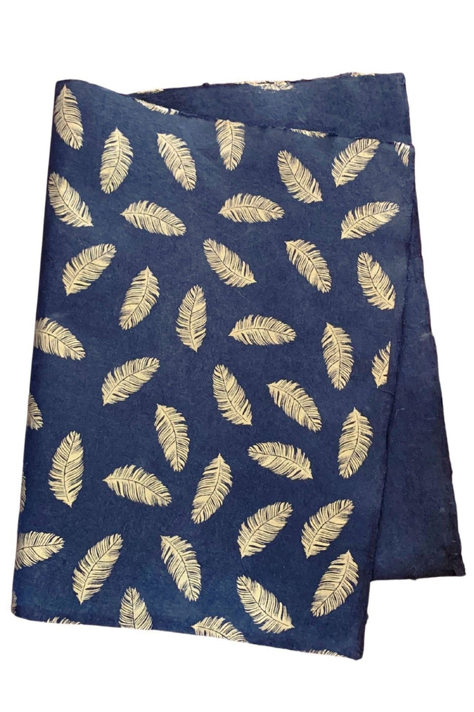 Surya Australia Treeless Lokta Paper Sheets from Nepal - Gold Feather