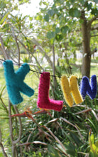 Surya Australia Fairtrade Pure Wool Felt ABC Alphabet Bunting from Nepal 