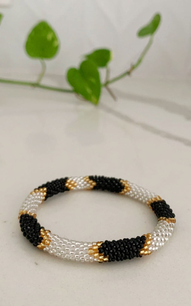 Surya Australia Rolling Beaded Bracelet made in Nepal - Zysia