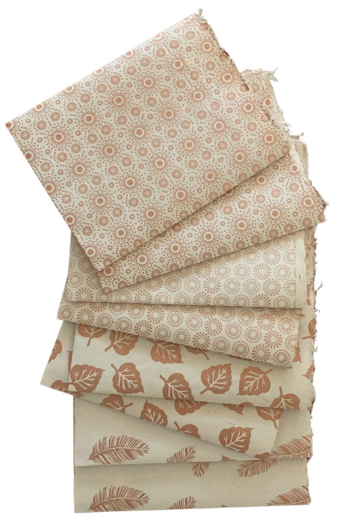 Surya Australia Lokta paper Packs from Nepal - Copper Bundle