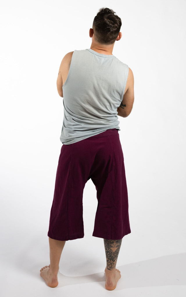 Surya Australia Ethical Cotton Thai Fisherman Shorts - Wine
