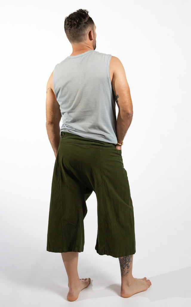 Surya Australia Ethical Cotton Thai Fisherman Shorts - Green