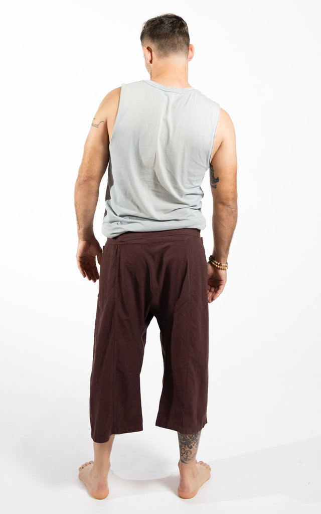 Surya Australia Ethical Cotton Thai Fisherman Shorts - Chocolate