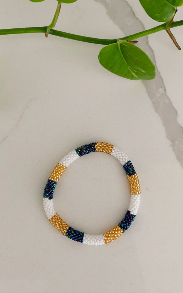Surya Australia Rolling Beaded Bracelet made in Nepal - Kadot
