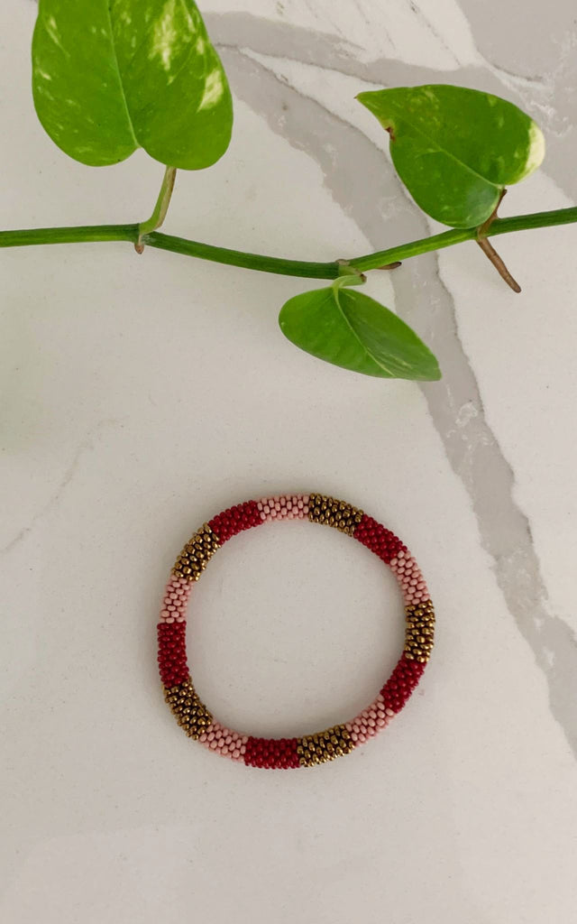 Surya Australia Rolling Beaded Bracelet made in Nepal - Opia