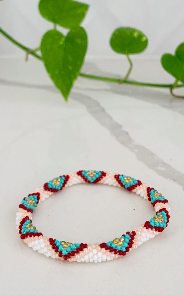 Surya Australia Rolling Beaded Bracelet made in Nepal - Ecury