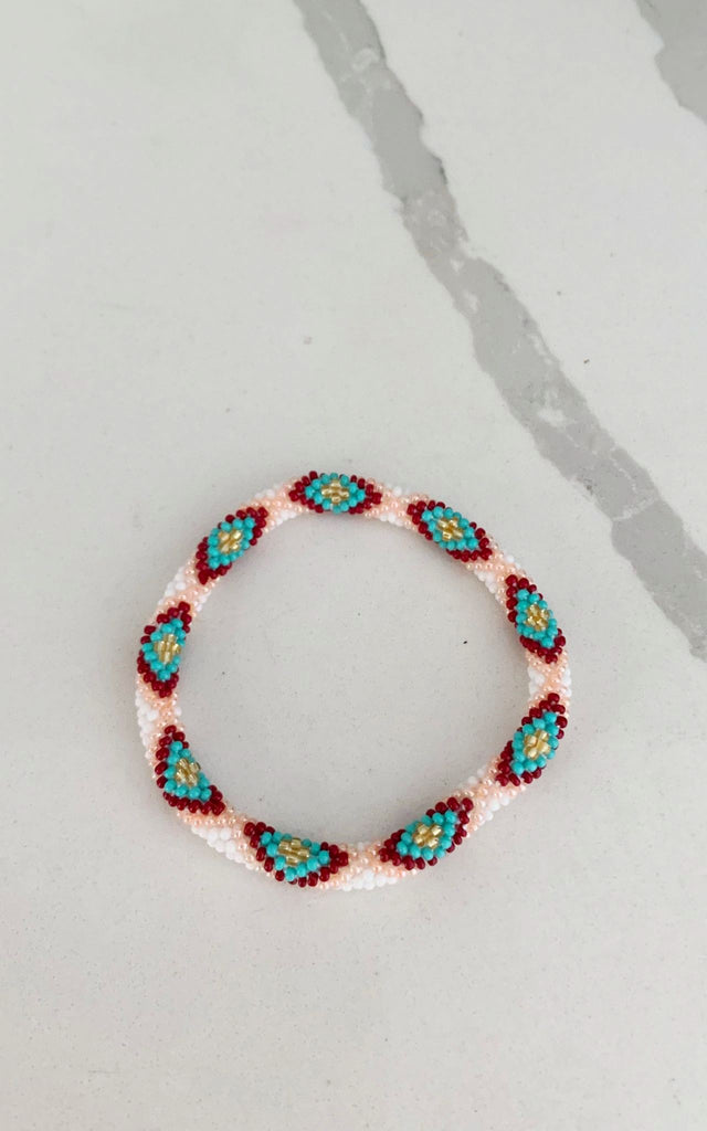 Surya Australia Rolling Beaded Bracelet made in Nepal - Ecury