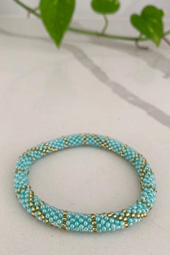 Surya Australia Rolling Beaded Bracelet made in Nepal - Eisce