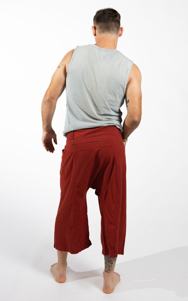 Surya Australia Ethical Cotton Thai Fisherman Shorts - Rust