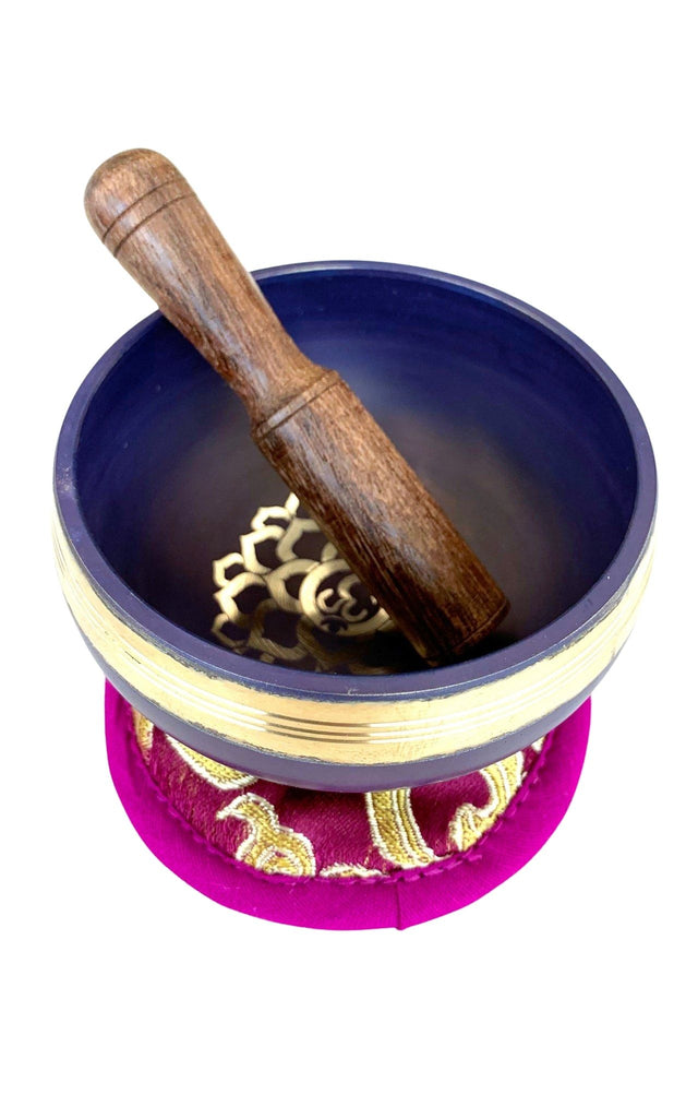 Surya Australia Mini Chakra Singing Bowl - Crown Chakra #colour_crown-chakra-purple
