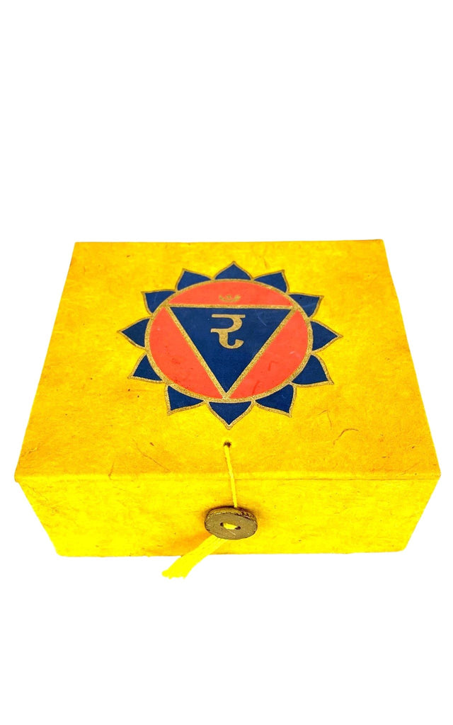 Surya Australia Mini Chakra Singing Bowl Set - Solar Plexus Chakra #colour_solar-plexus-chakra-yellow
