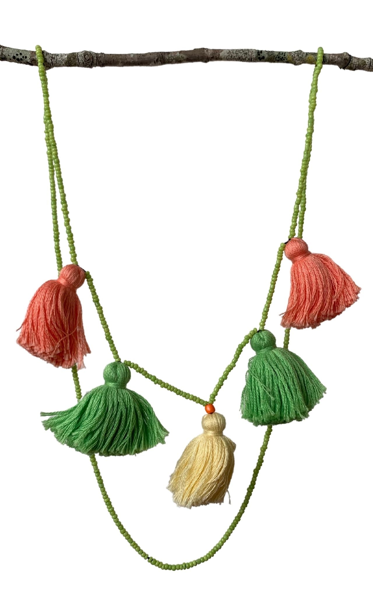 Surya Australia Ethical Cotton Tassel Necklaces from Nepal - Mudra