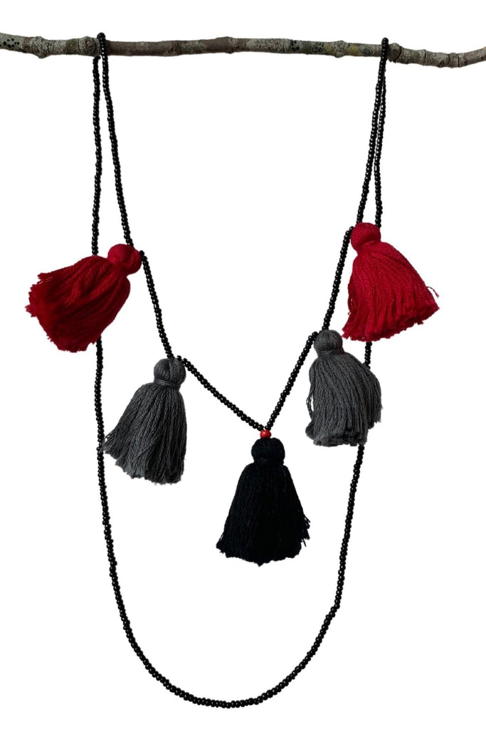 Surya Australia Ethical Cotton Tassel Necklaces from Nepal - Nidra