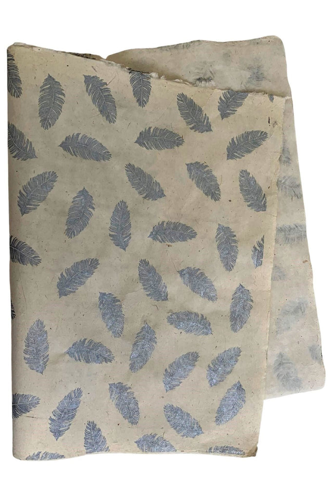 Surya Australia Treeless Lokta Paper Sheets from Nepal - Silver Feather