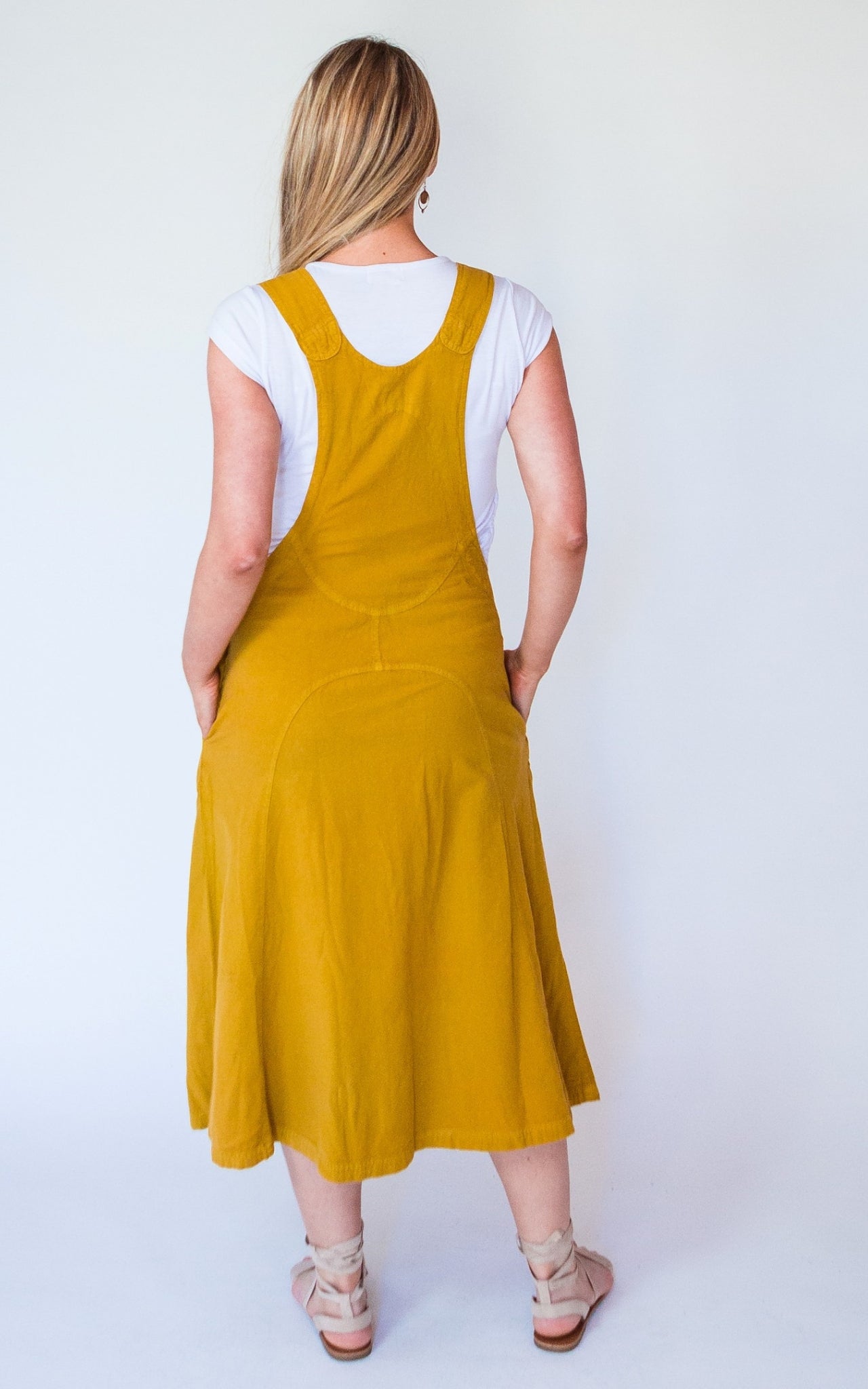 Cotton Dungaree Dress Ethically made in Nepal Surya
