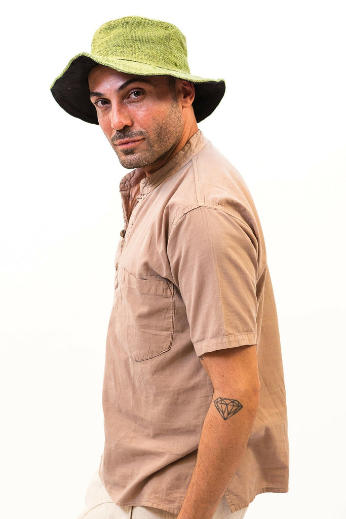 Surya Australia Hemp Hat from Nepal - Green