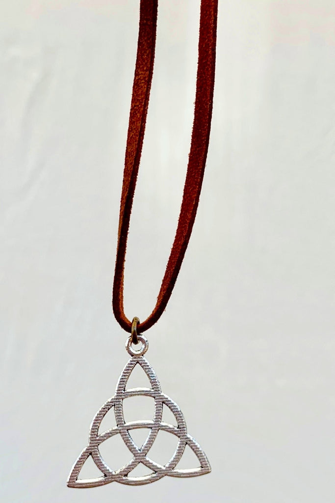 Surya Australia Suede Necklace - Celtic Knot