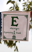 Surya Australia Ethical Cotton 'Peace' Prayer Flags from Nepal 