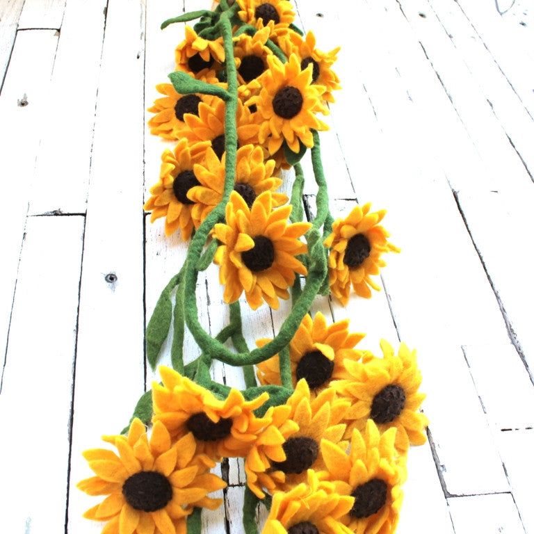 Surya Australia Felt Sunflowers